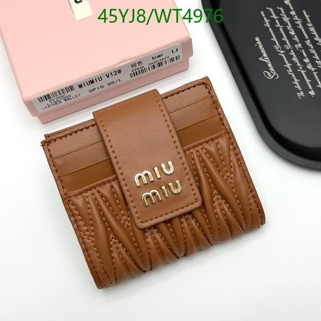 Miu Miu-Wallet-4A Quality Code: WT4976 $: 45USD