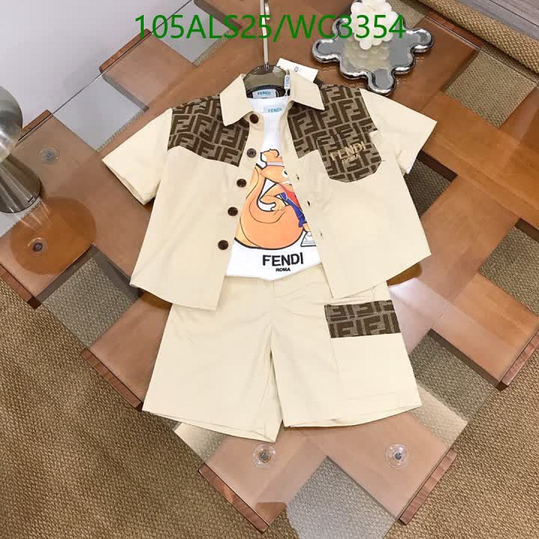Fendi-Kids clothing Code: WC3354 $: 105USD