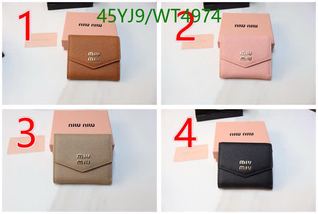 Miu Miu-Wallet-4A Quality Code: WT4974 $: 45USD