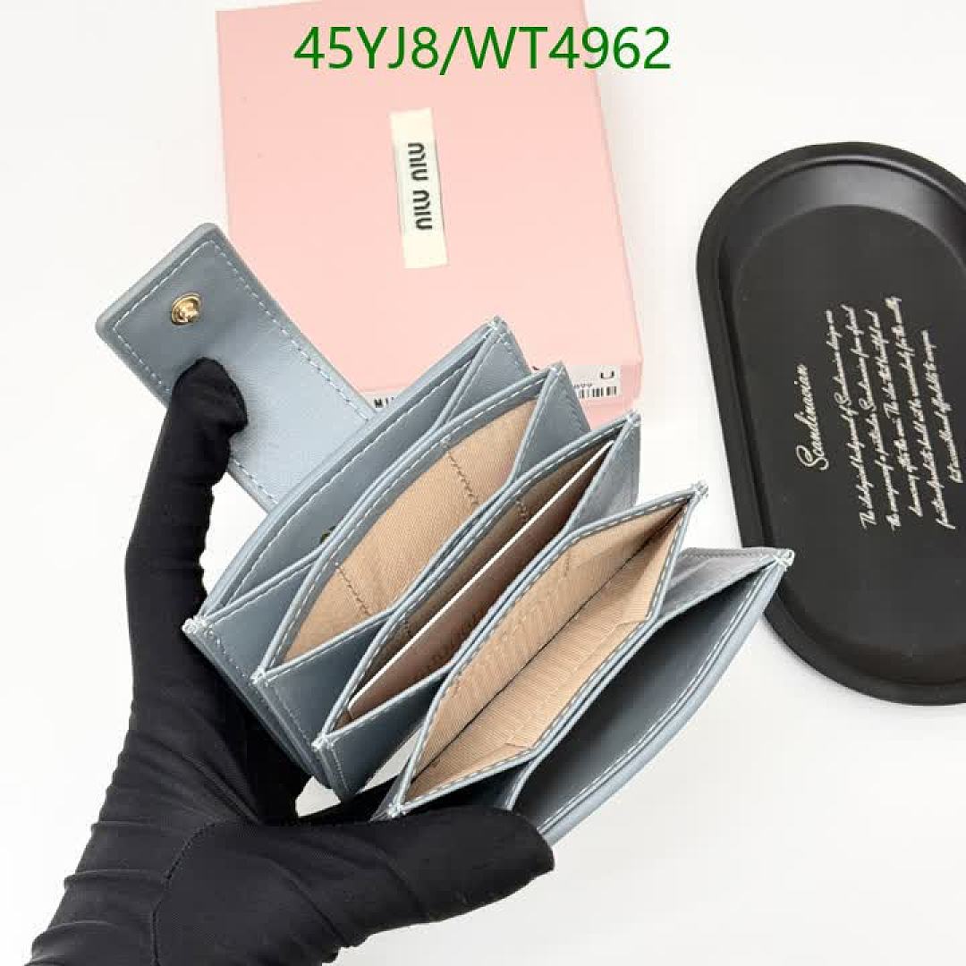 Miu Miu-Wallet-4A Quality Code: WT4962 $: 45USD