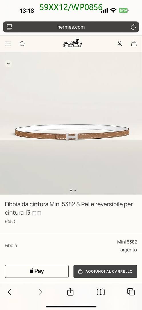 Hermes-Belts Code: WP0856 $: 59USD