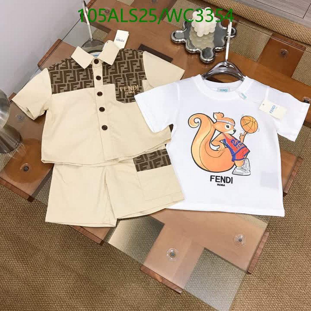 Fendi-Kids clothing Code: WC3354 $: 105USD