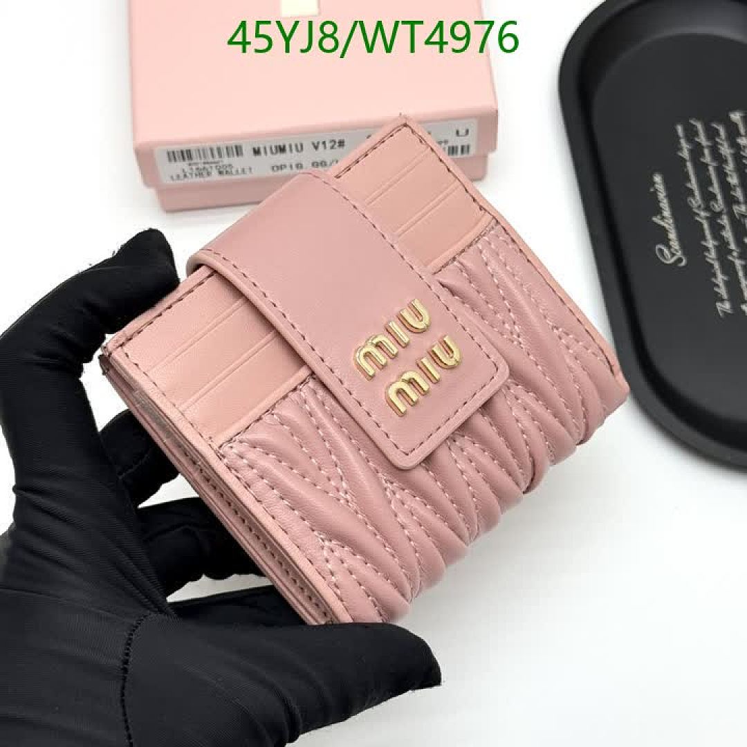 Miu Miu-Wallet-4A Quality Code: WT4976 $: 45USD