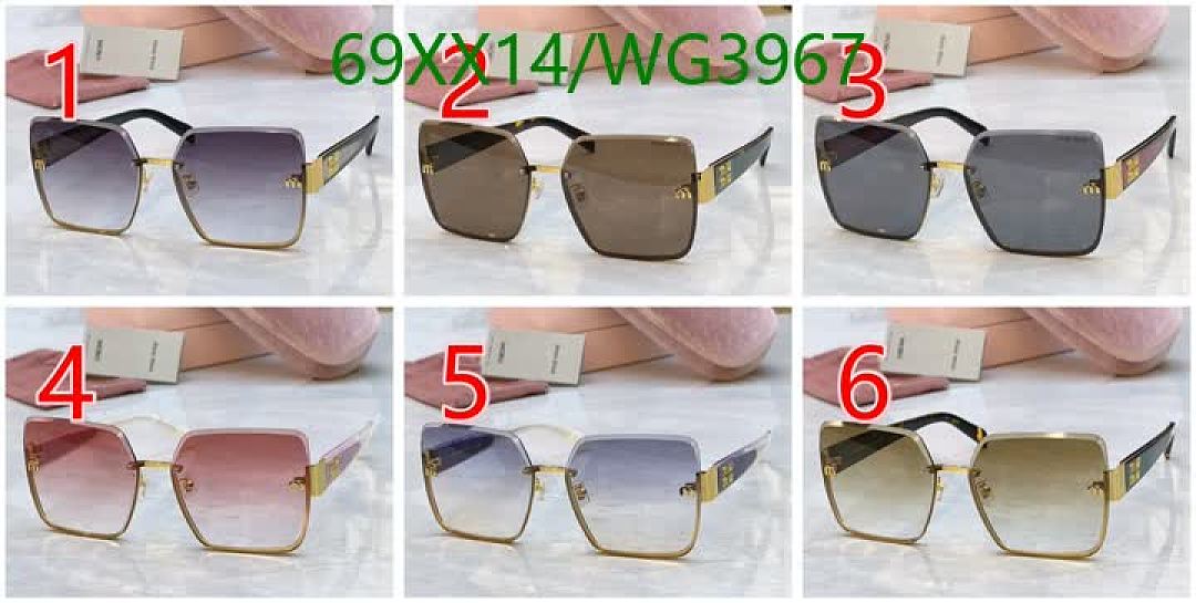 Miu Miu-Glasses Code: WG3967 $: 69USD