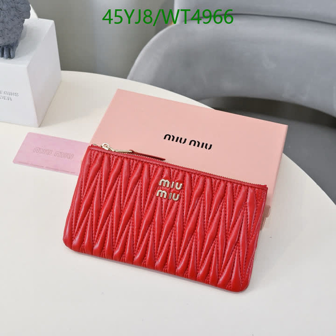 Miu Miu-Wallet-4A Quality Code: WT4966 $: 45USD