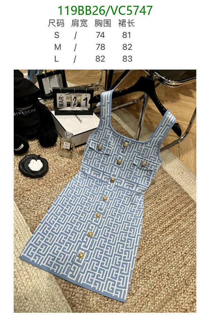 Balmain-Clothing Code: VC5747 $: 119USD