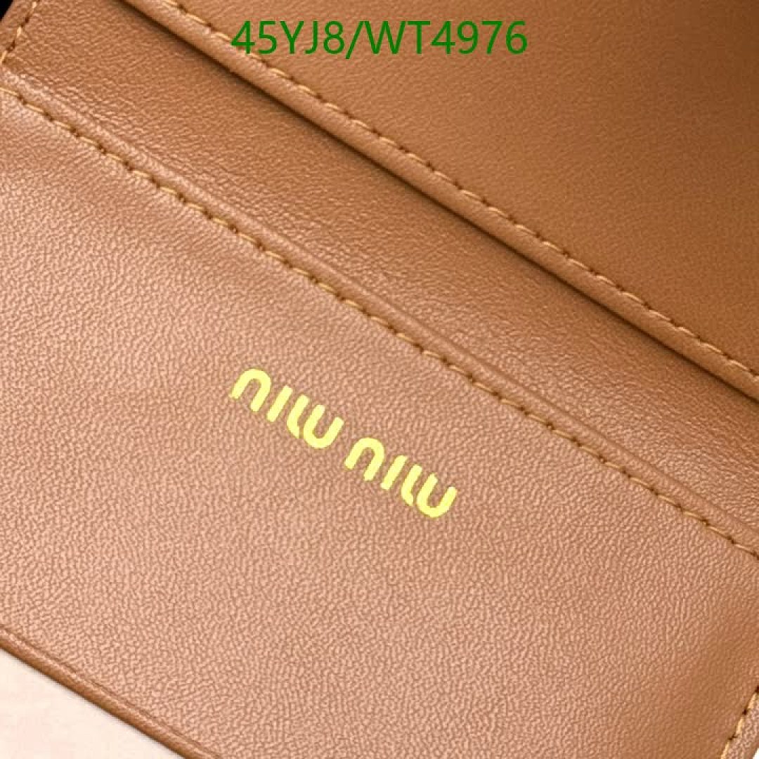 Miu Miu-Wallet-4A Quality Code: WT4976 $: 45USD
