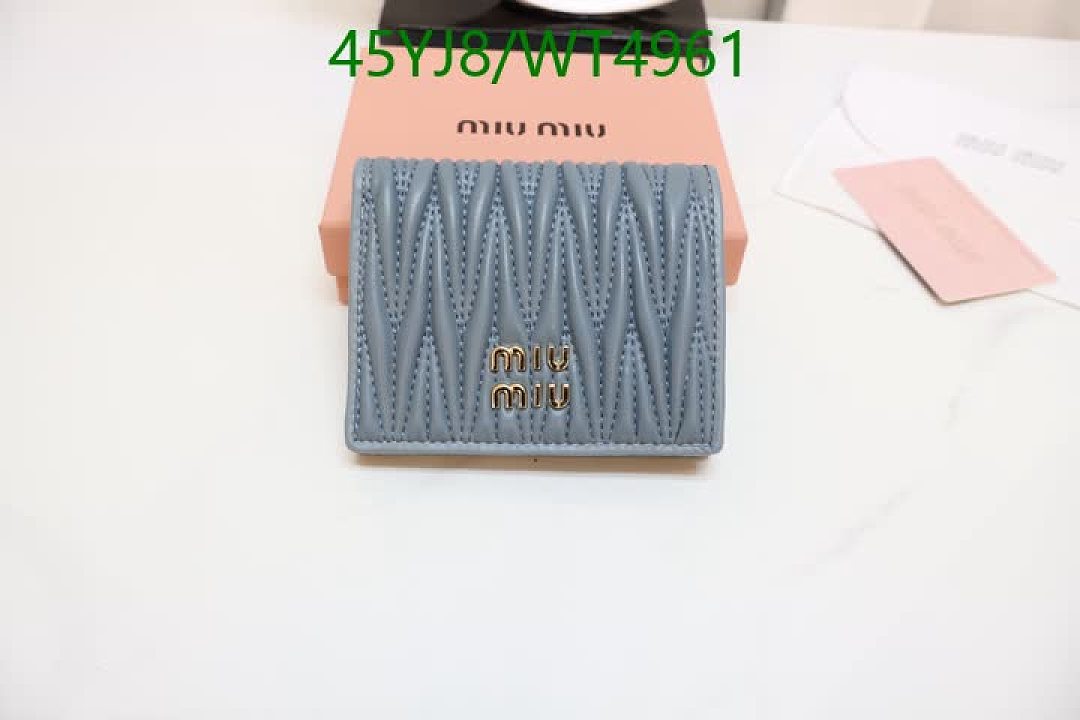 Miu Miu-Wallet-4A Quality Code: WT4961 $: 45USD