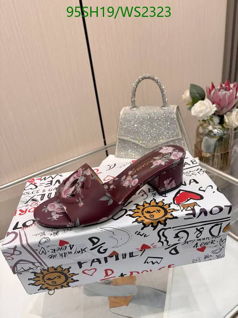 D&G-Women Shoes Code: WS2323 $: 95USD