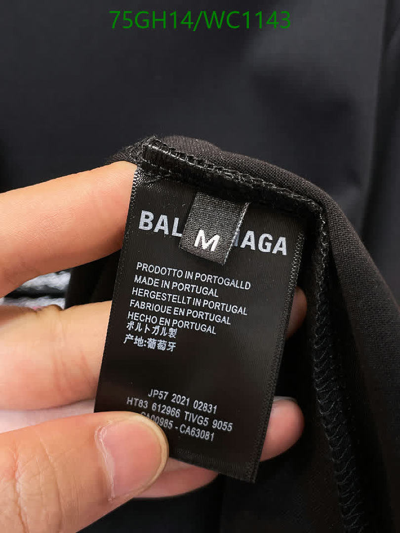 Balenciaga-Clothing Code: WC1143 $: 75USD