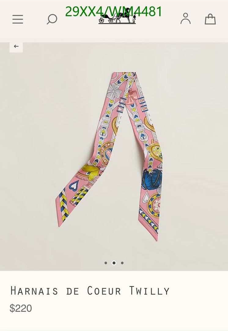 Hermes-Scarf Code: WM4481 $: 29USD