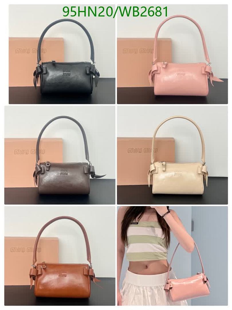Miu Miu-Bag-4A Quality Code: WB2681 $: 95USD