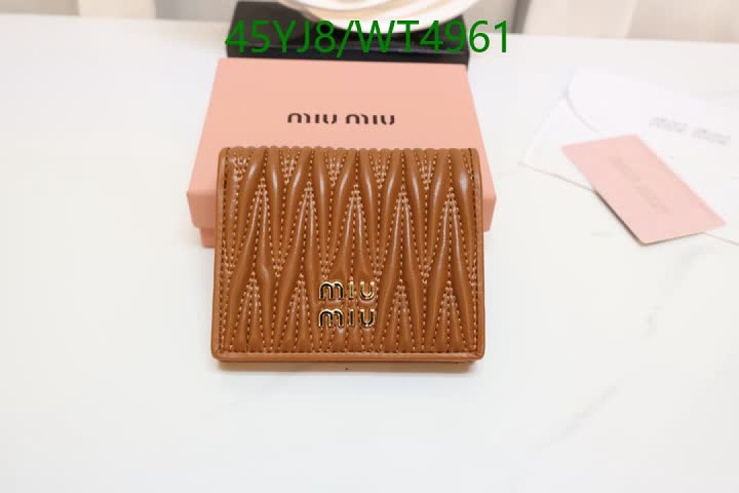 Miu Miu-Wallet-4A Quality Code: WT4961 $: 45USD