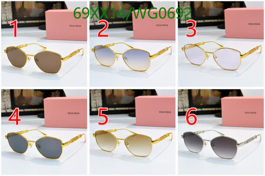 Miu Miu-Glasses Code: WG0692 $: 69USD