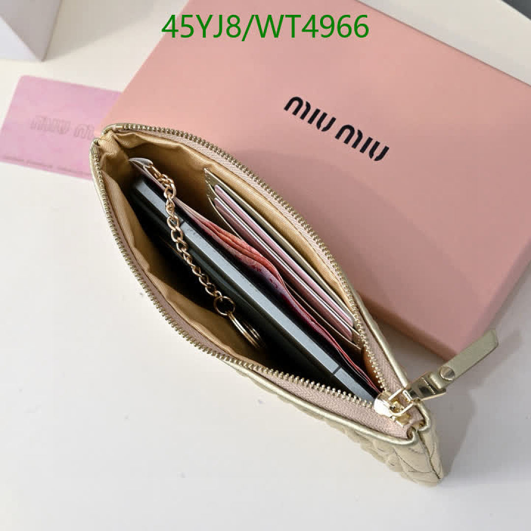 Miu Miu-Wallet-4A Quality Code: WT4966 $: 45USD