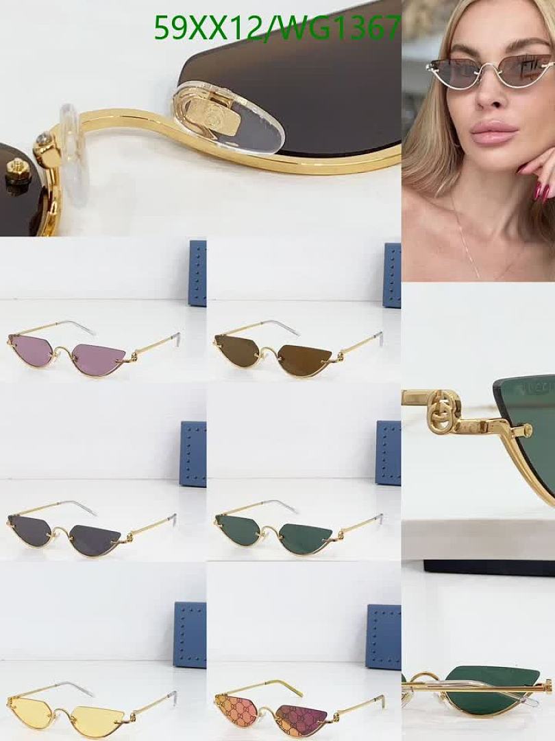 Gucci-Glasses Code: WG1367 $: 59USD