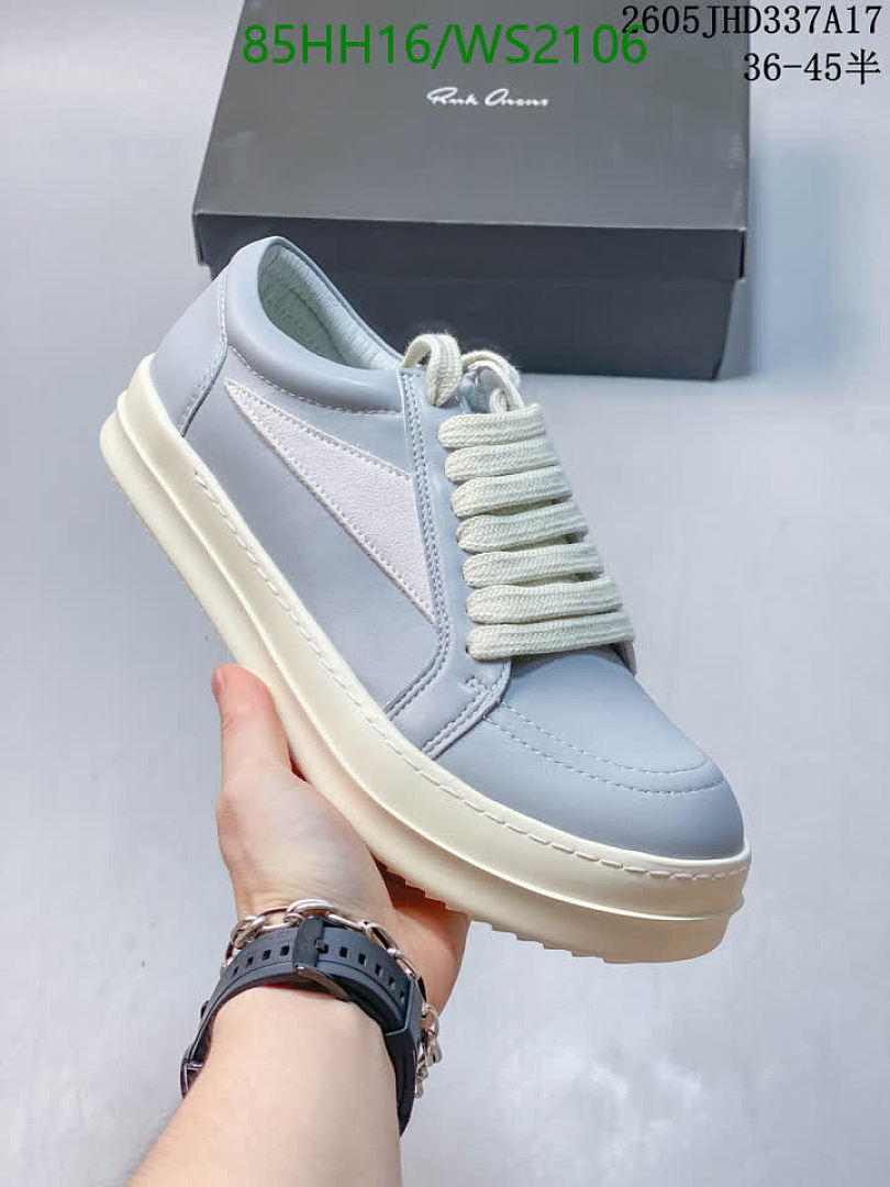 Rick Owens-Men shoes Code: WS2106 $: 85USD