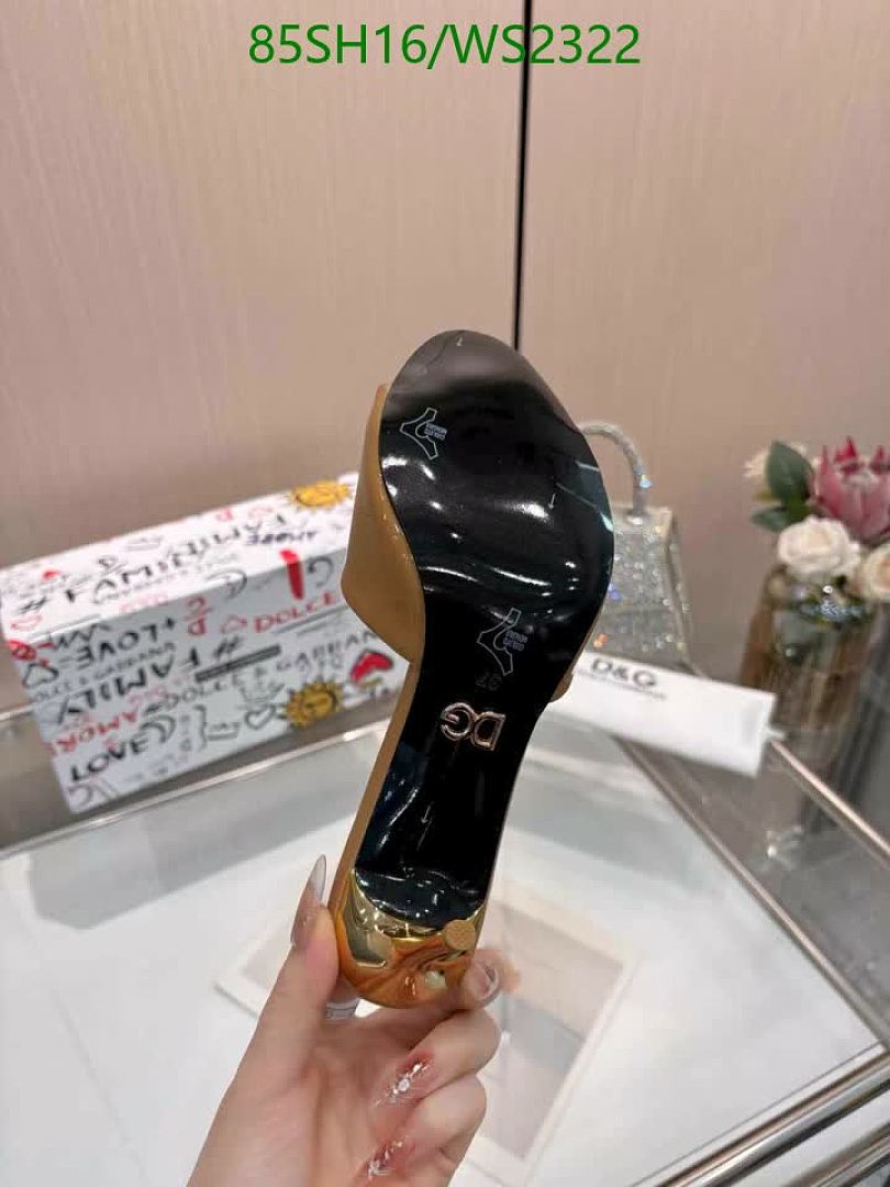 D&G-Women Shoes Code: WS2322 $: 85USD