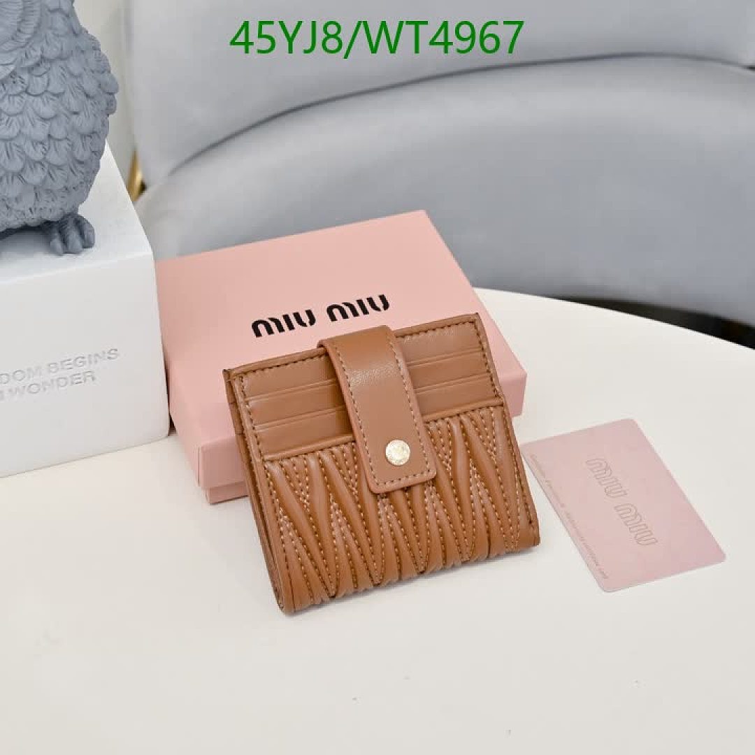 Miu Miu-Wallet-4A Quality Code: WT4967 $: 45USD
