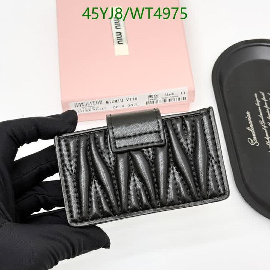 Miu Miu-Wallet-4A Quality Code: WT4975 $: 45USD