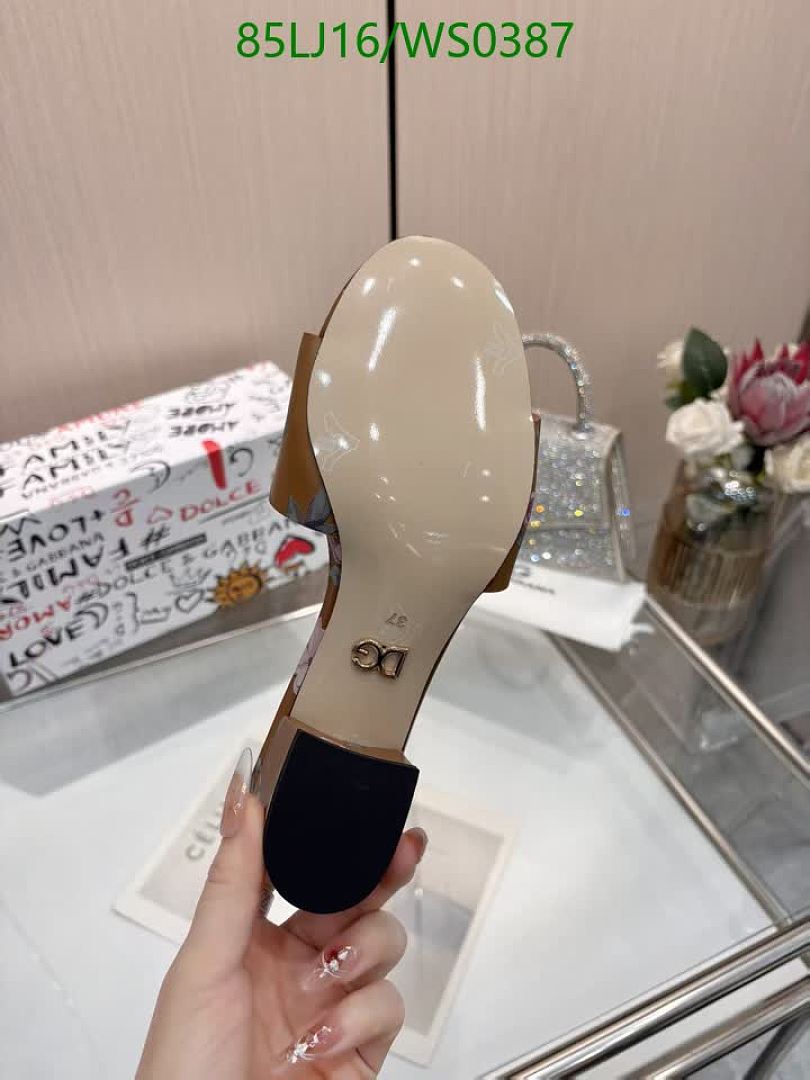 D&G-Women Shoes Code: WS0387 $: 85USD