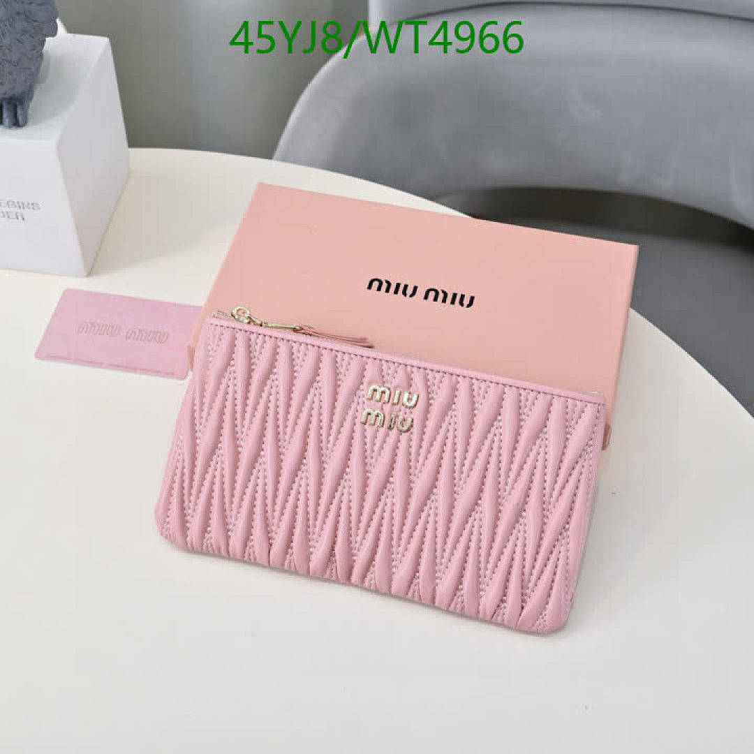 Miu Miu-Wallet-4A Quality Code: WT4966 $: 45USD