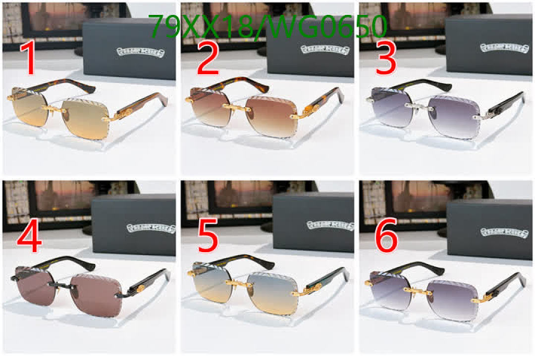 Chrome Hearts-Glasses Code: WG0650 $: 79USD