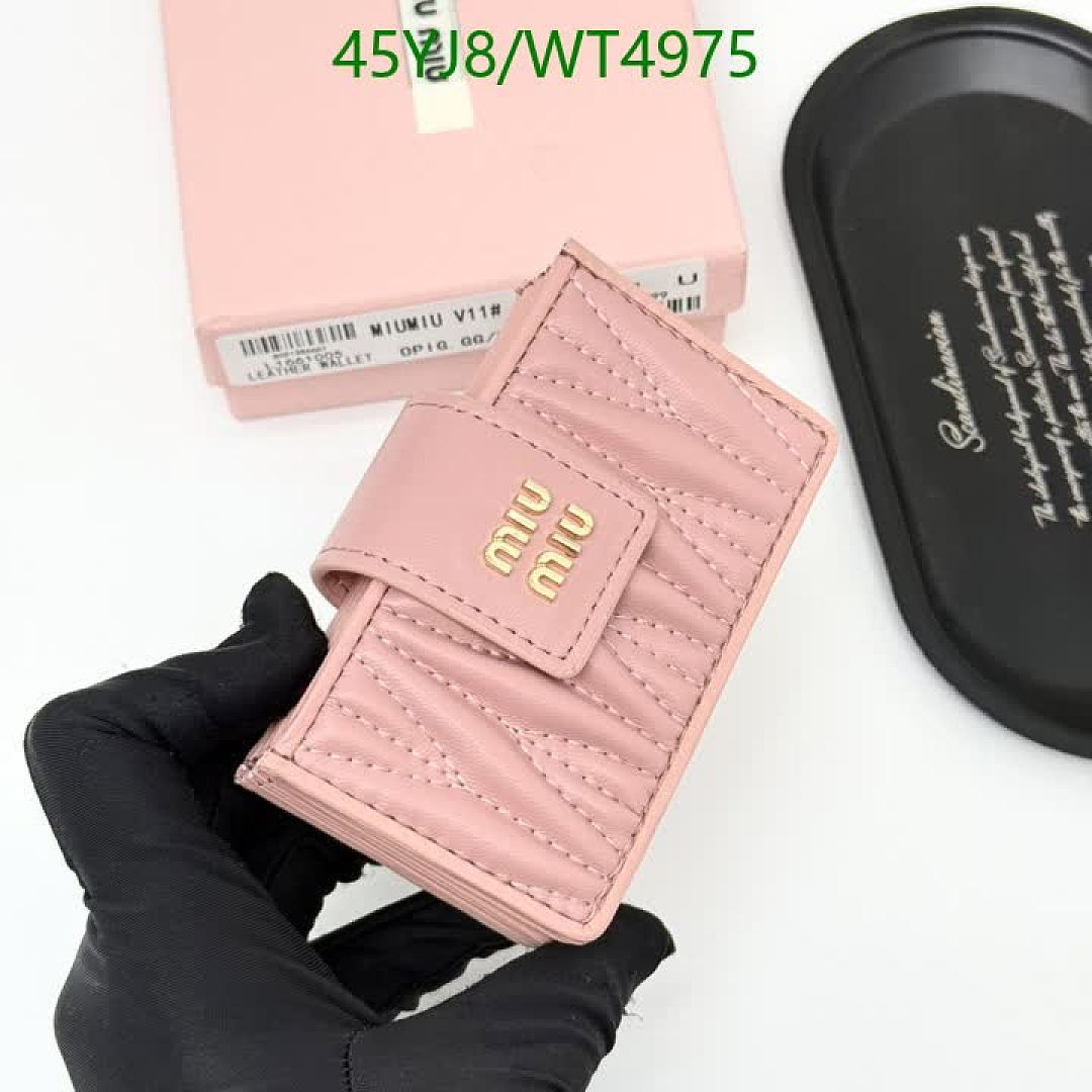 Miu Miu-Wallet-4A Quality Code: WT4975 $: 45USD