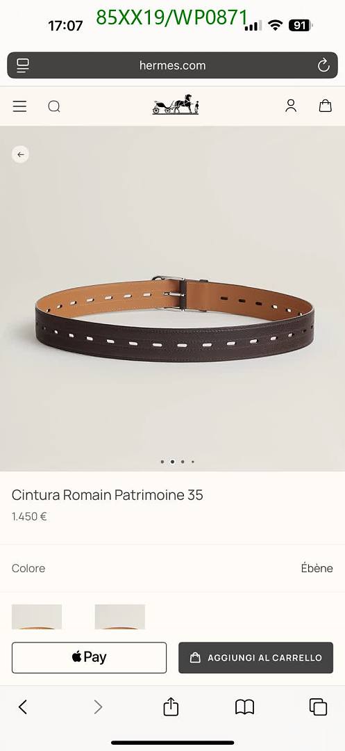 Hermes-Belts Code: WP0871 $: 85USD
