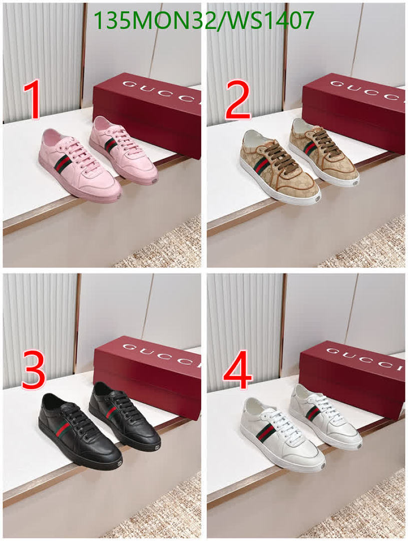 Gucci-Men shoes Code: WS1407 $: 135USD