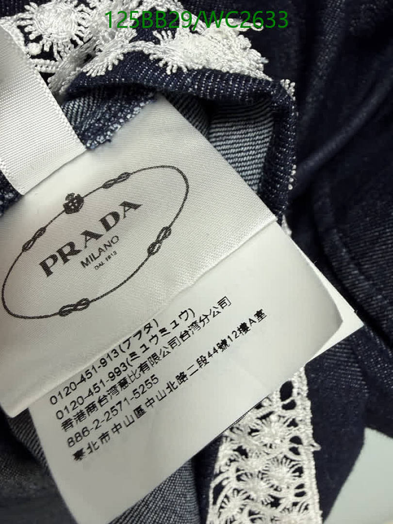 Prada-Clothing Code: WC2633 $: 125USD
