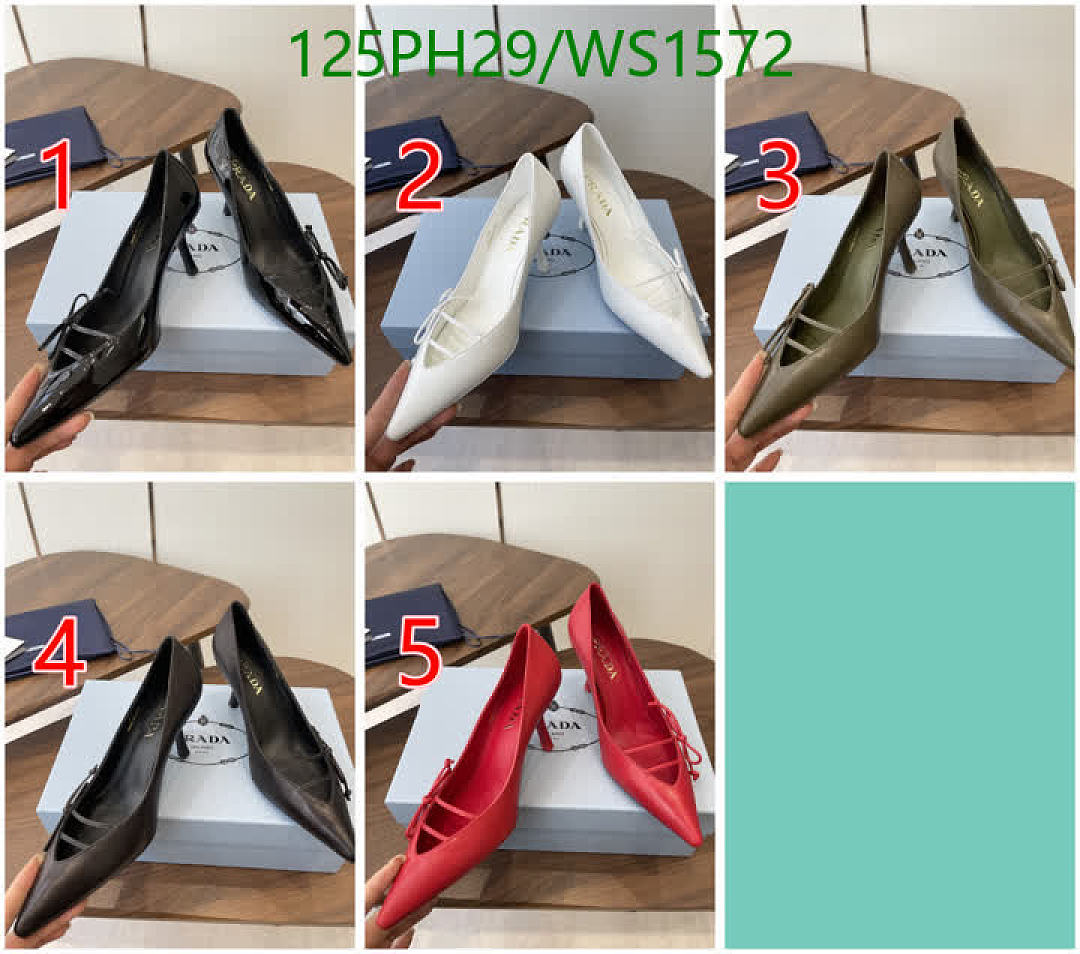 Prada-Women Shoes Code: WS1572 $: 125USD
