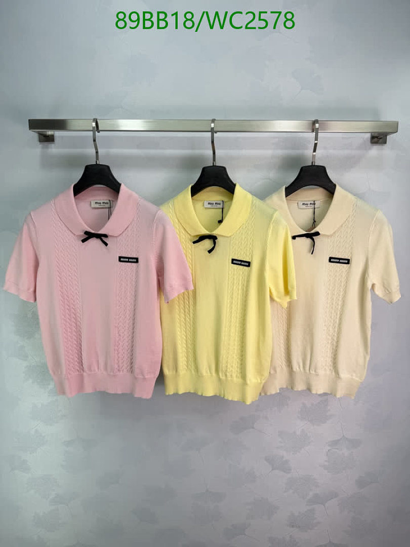 Miu Miu-Clothing Code: WC2578 $: 89USD
