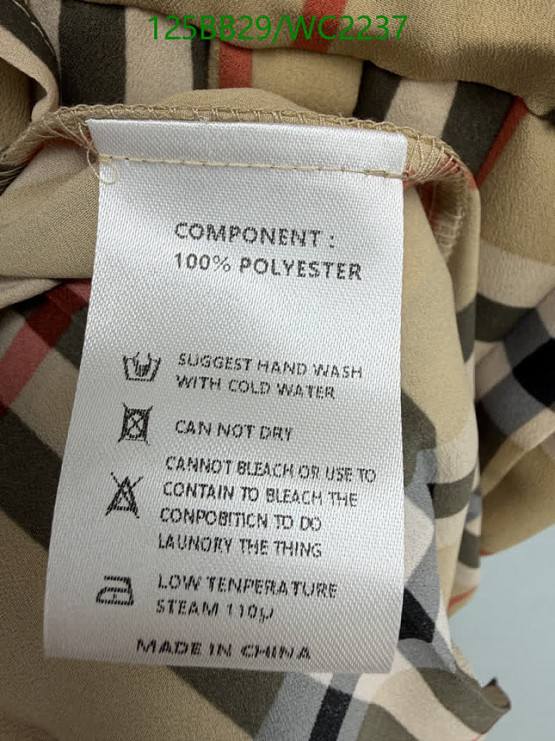 Burberry-Clothing Code: WC2237 $: 125USD