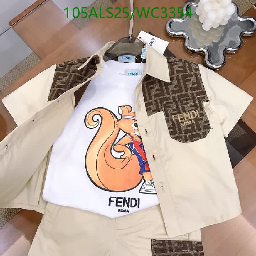 Fendi-Kids clothing Code: WC3354 $: 105USD