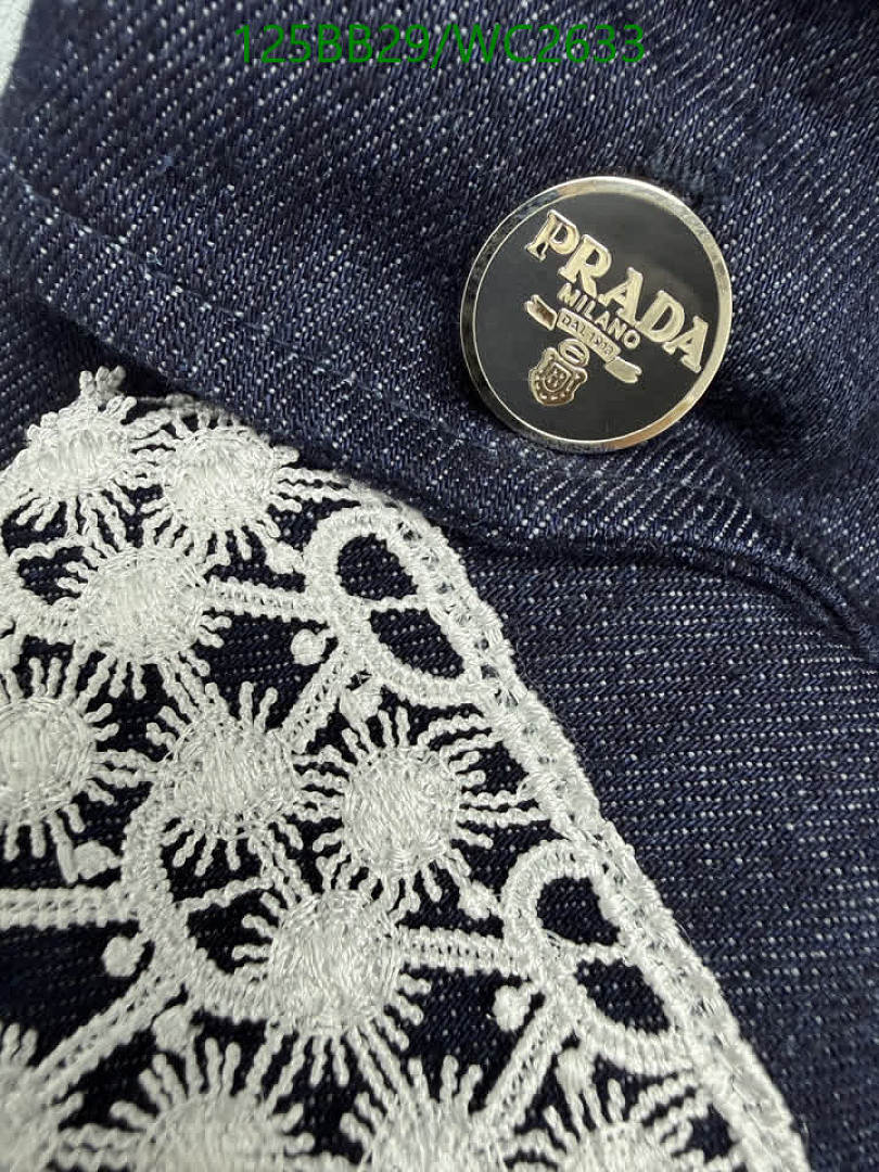 Prada-Clothing Code: WC2633 $: 125USD