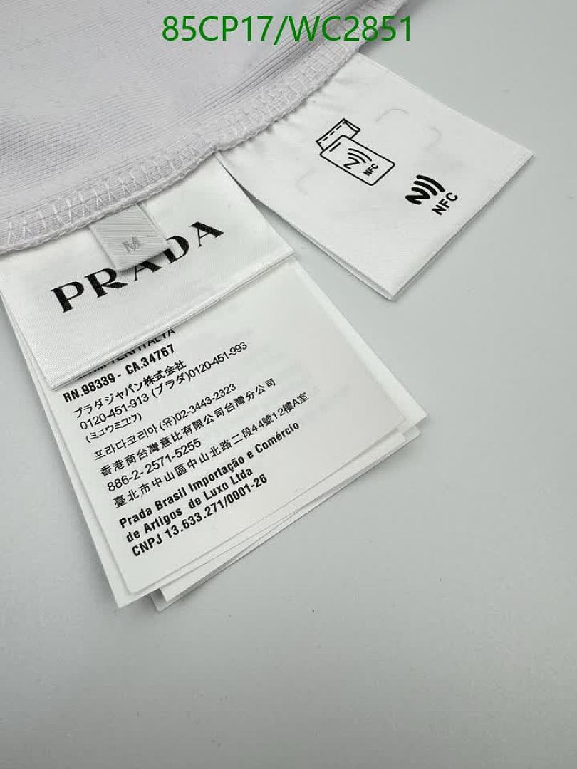 Prada-Clothing Code: WC2851 $: 85USD
