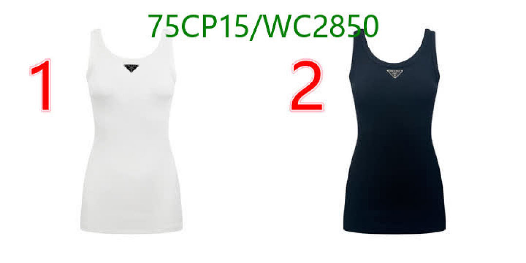 Prada-Clothing Code: WC2850 $: 75USD