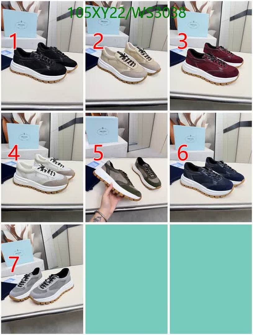 Prada-Men shoes Code: WS3038 $: 105USD