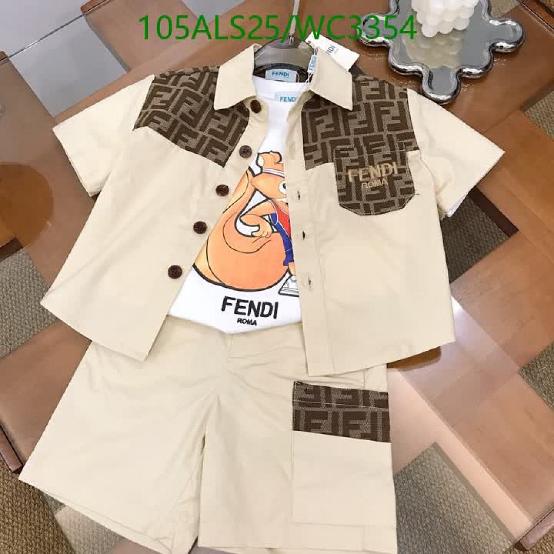 Fendi-Kids clothing Code: WC3354 $: 105USD
