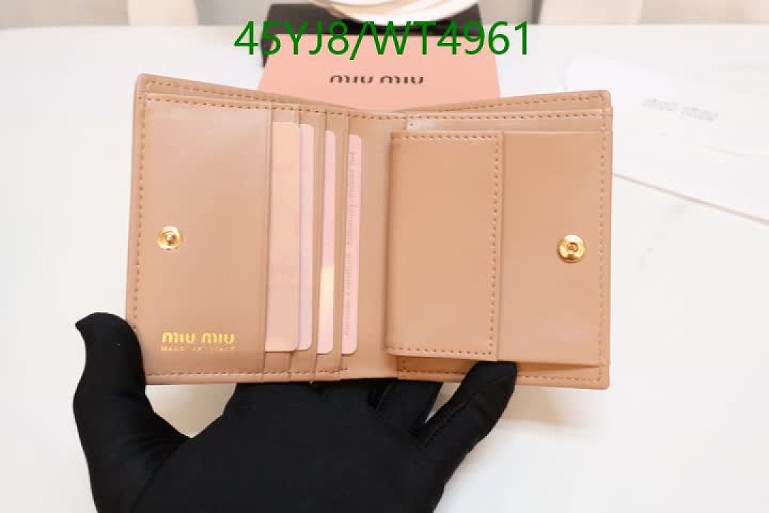 Miu Miu-Wallet-4A Quality Code: WT4961 $: 45USD