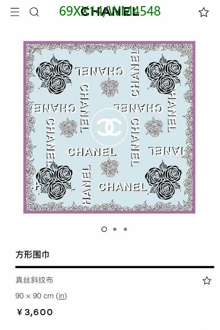 Chanel-Scarf Code: WM4548 $: 69USD