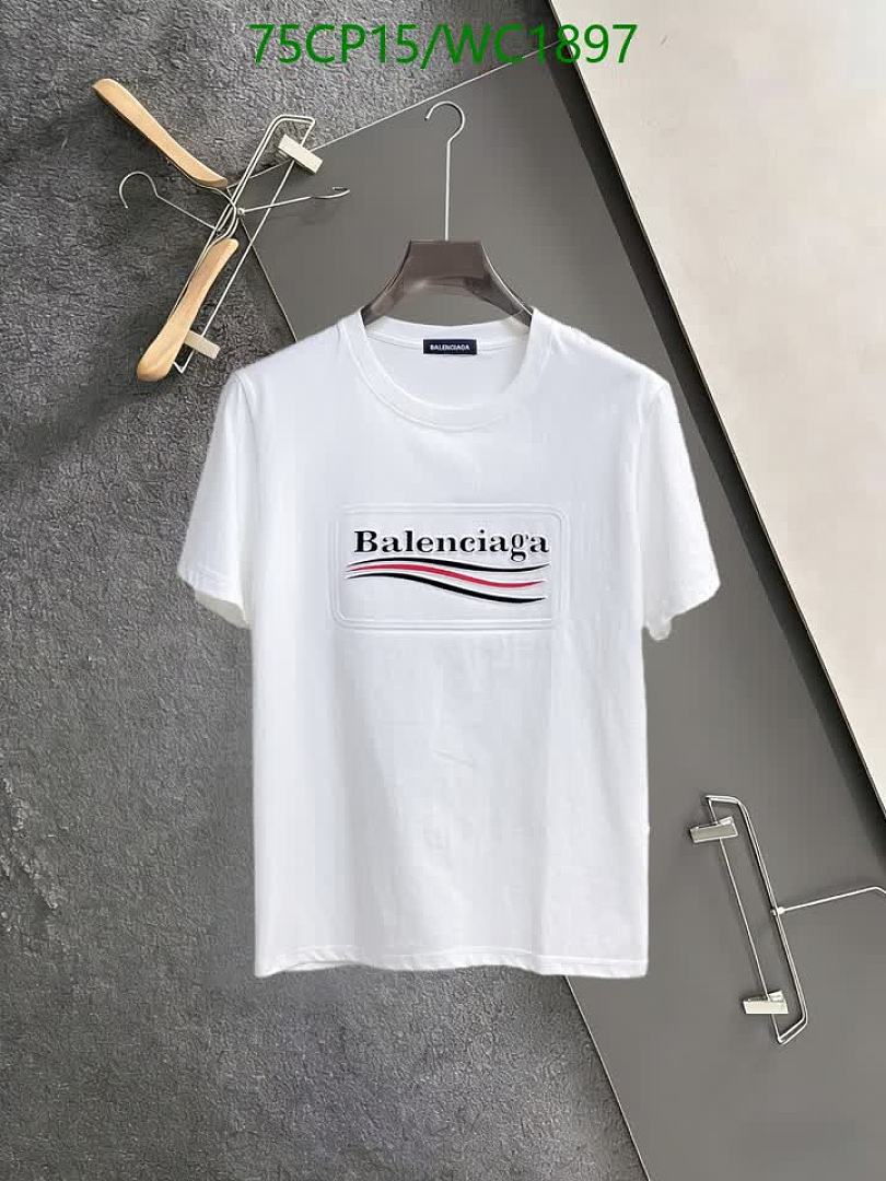 Balenciaga-Clothing Code: WC1897 $: 75USD