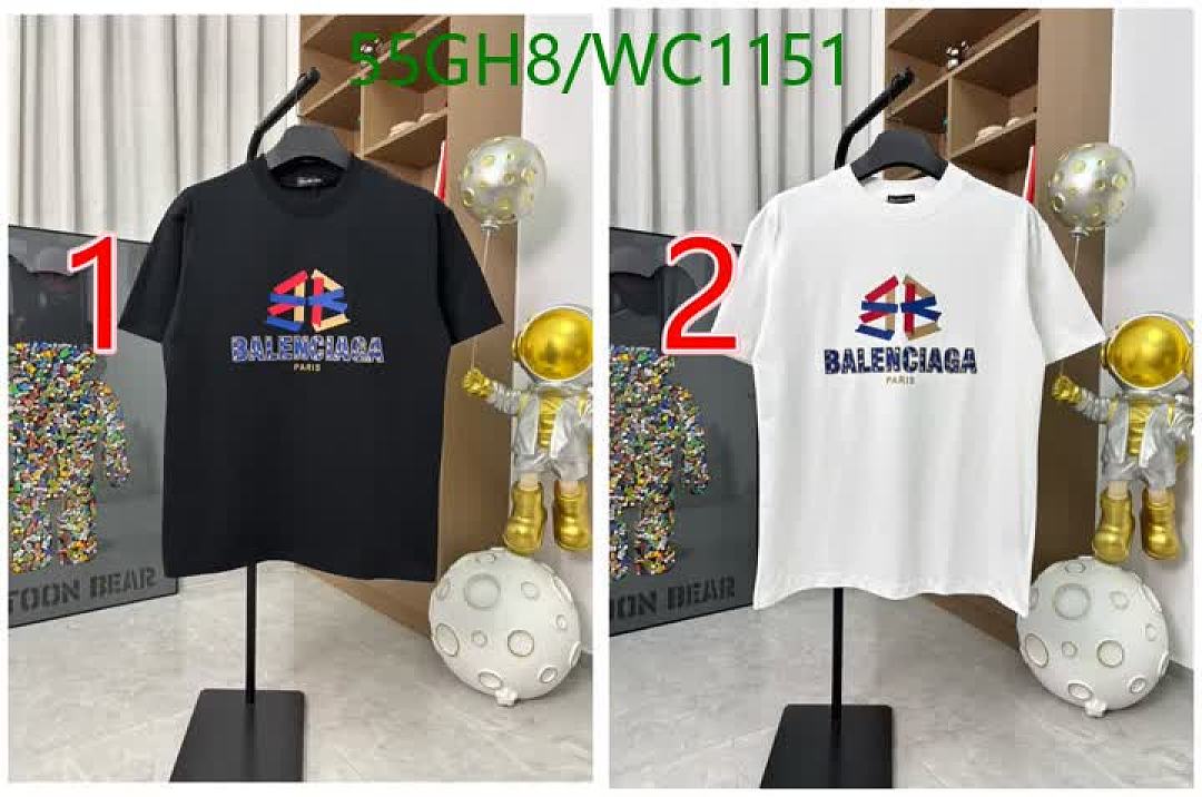 Balenciaga-Clothing Code: WC1151 $: 55USD