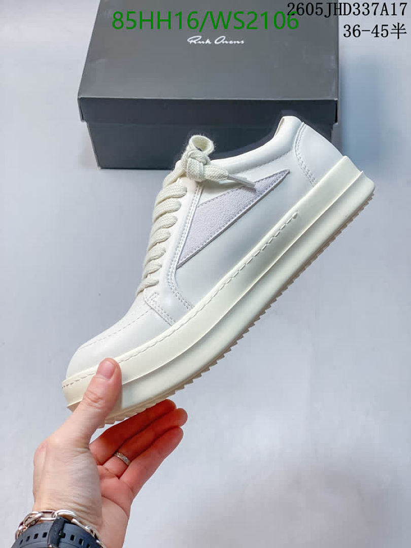 Rick Owens-Men shoes Code: WS2106 $: 85USD