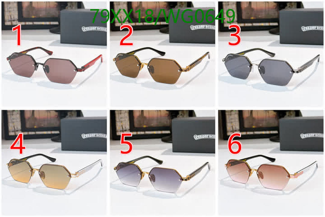 Chrome Hearts-Glasses Code: WG0649 $: 79USD