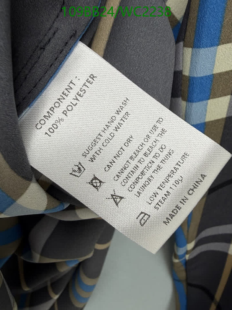 Burberry-Clothing Code: WC2238 $: 109USD