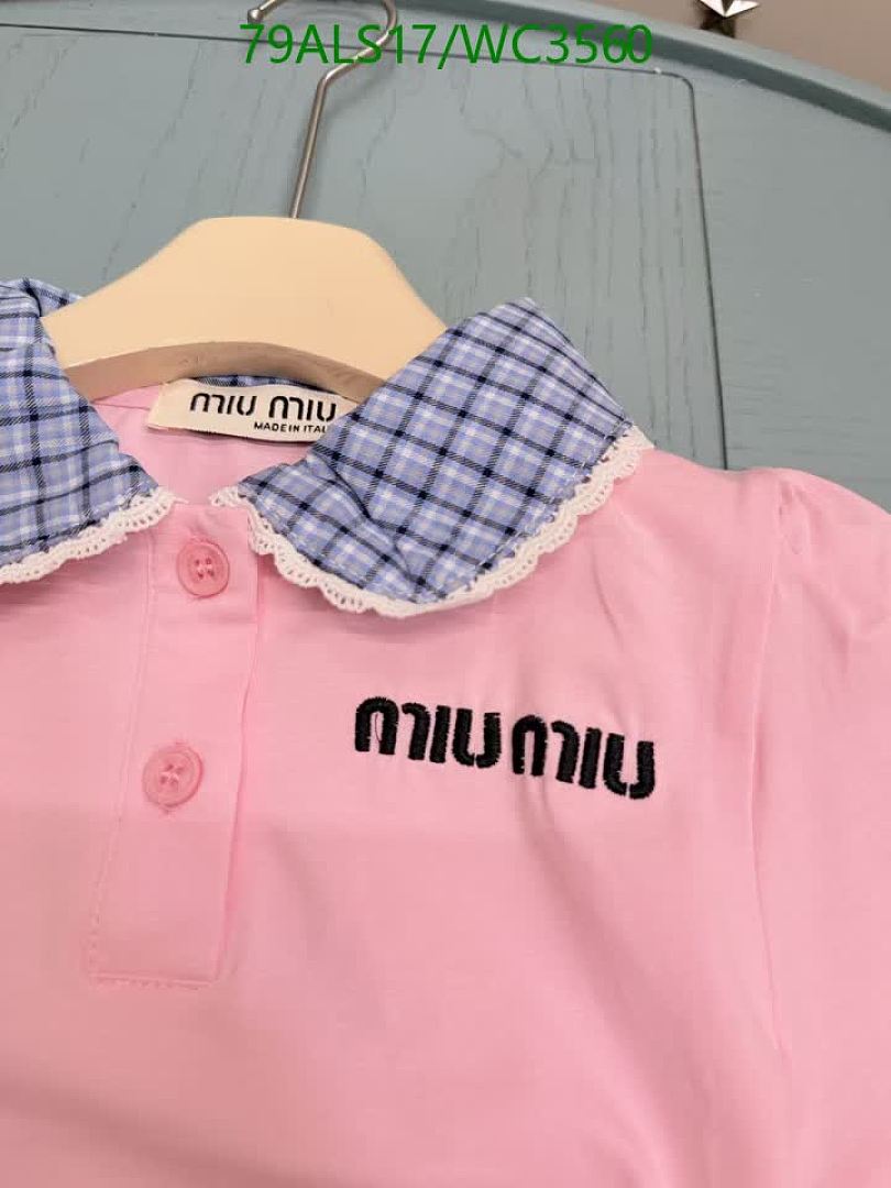 MIUMIU-Kids Clothing Code: WC3560 $: 79USD