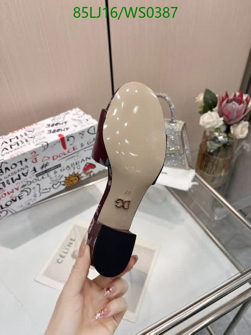 D&G-Women Shoes Code: WS0387 $: 85USD