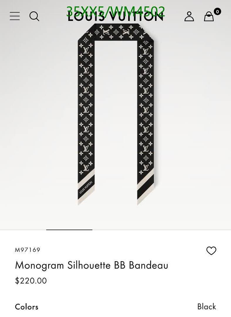 LV-Scarf Code: WM4502 $: 35USD
